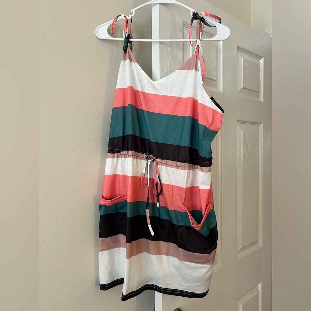 Women’s Striped Tie Dress
